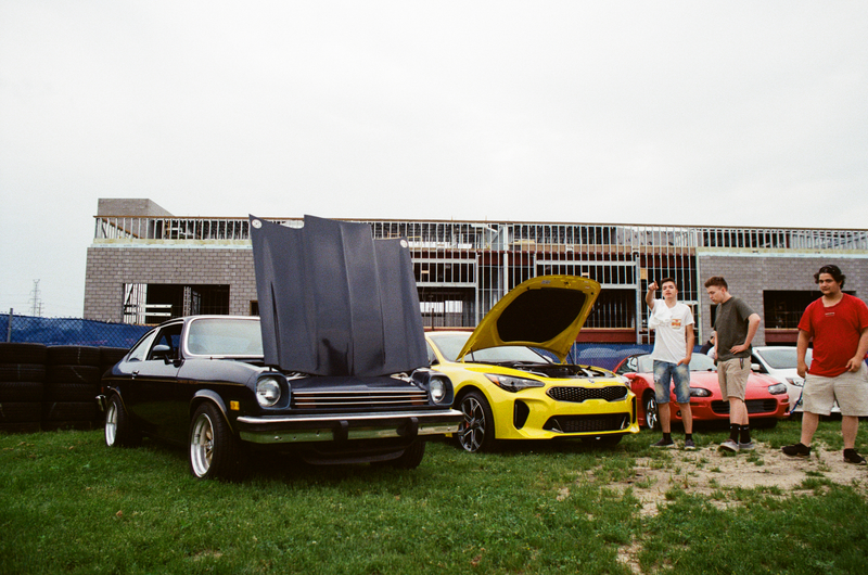 Vega Cossie, Stinger GT and some kids making some plans.